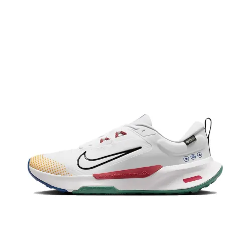 Nike Juniper Trail 2 Low Top Trail Беговые кроссовки Мужские Белый Черный Желтый