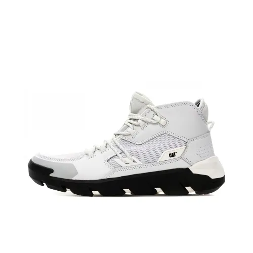 CAT Crail MID Амортизаторы Shock Absorbers Противоскользящие Устойчивые к износу MID Топ Походная обувь Мужская Серебристо-белая