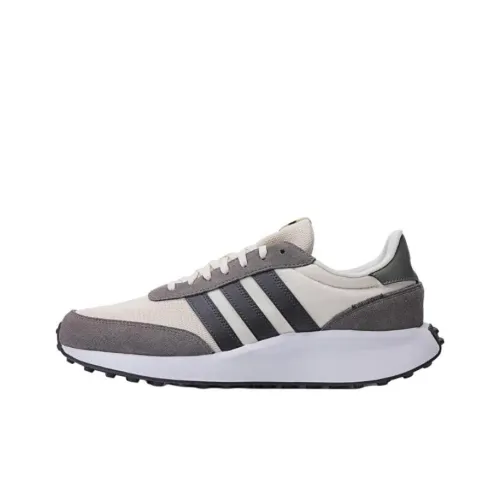 Adidas Run 70S Повседневный Низкий Топ Белый Серый Мужской