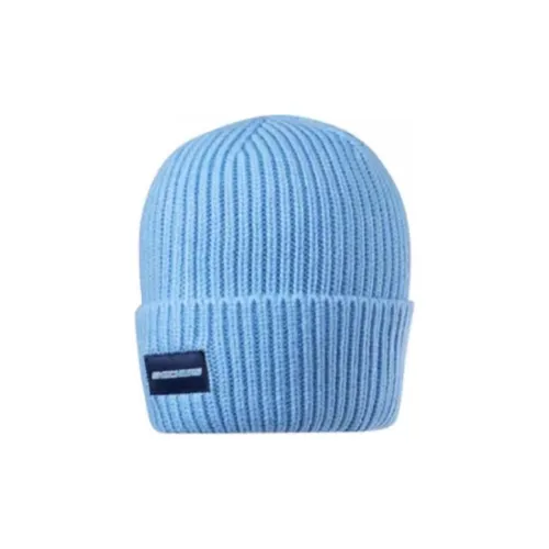 Skechers Акриловые шапки-бини унисекс серебристый озерно-синий