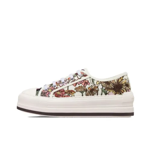 DIOR Walk'n'Dior Low-Top Canvas Shoes White Women's