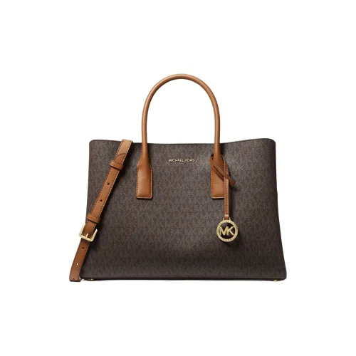 MICHAEL KORS Сумка через плечо из искусственной кожи сумка большого размера женская темно-коричневая и желудочно-коричневая