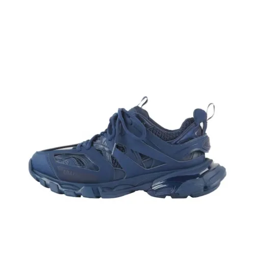 Balenciaga Track Low Top Толстая подошва Кроссовки Женские Синие