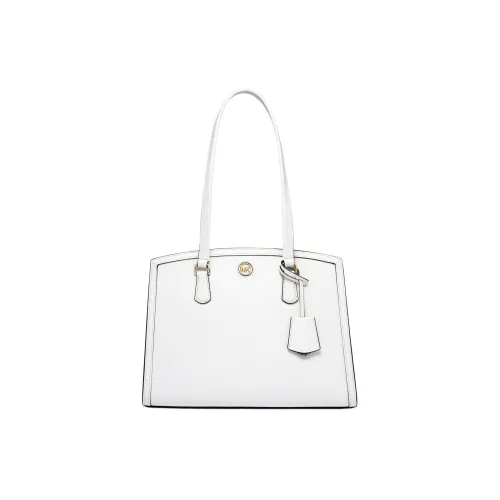 MICHAEL KORS Chantal Сумка из коровьей кожи Сумка-тоут Сумка для покупок Сумка через плечо Сумка среднего размера Женская Белая
