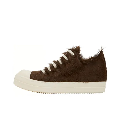 RICK OWENS Скейтборд Кроссовки Низкие Коричневые Мужские