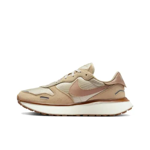 Nike Phoenix Waffle Low Топ Casual Женский Бежевый
