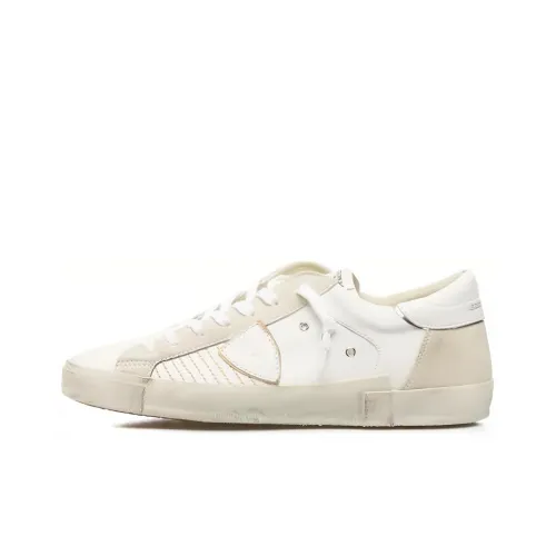 PHILIPPE MODEL Низкие кроссовки для скейтбординга Мужские Экрю