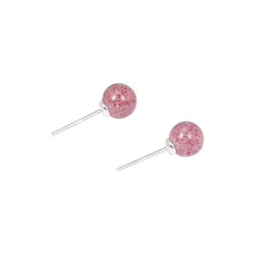 AWD Crystal Nefrit Stud Earrings Женские