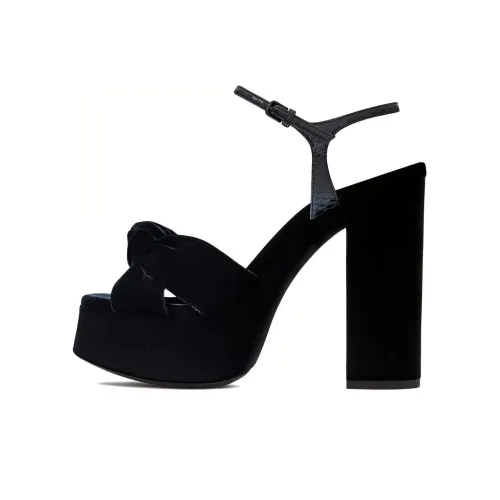 SAINT LAURENT Bianca One Strap Sandals Women's Black
