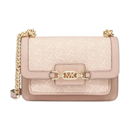 MICHAEL KORS Heather Artificial Leather Crossbody Bag Shoulder Bag Large Women's Ballet Pink