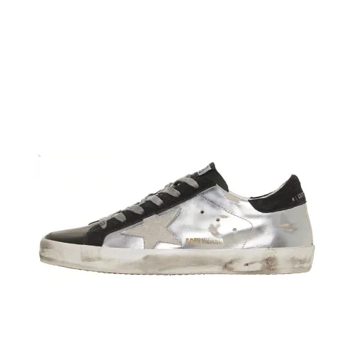 Golden Goose Супер Звезда Стильные Скейтбординги Женские Серебряные