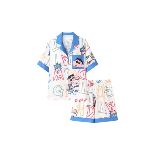 Follow the United States Пижамный комплект Женские Синий Белый