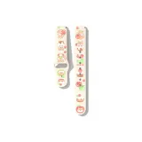 Реверсивная застежка, силикон, цветная печать, ремень, яблоко, белка