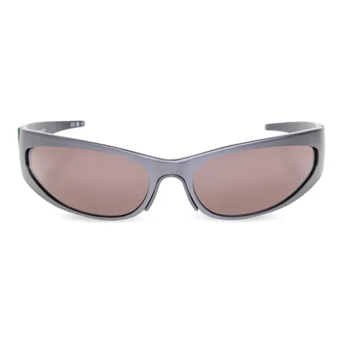 Balenciaga OVAL SUNGLASSES Женские Серый