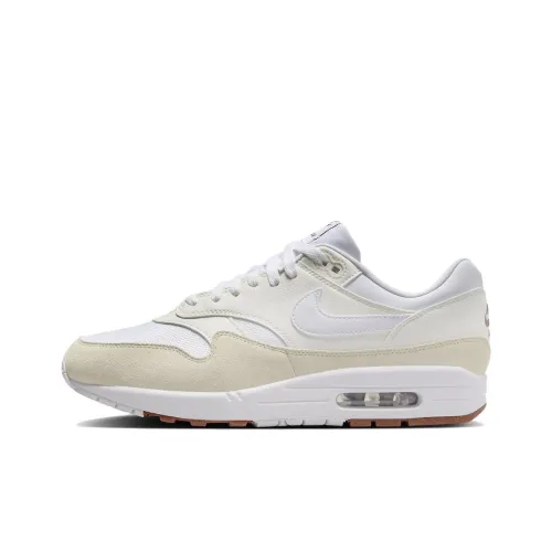Nike Air Max 1 SC Устойчивый к истиранию Низкий Топ Повседневная обувь Мужская Экрю