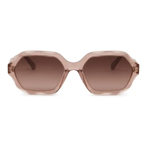 Chloe Нерегулярная форма Солнцезащитные очки Женские Розовый