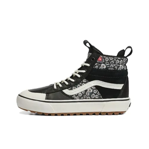 Vans SK8 High Топ Скейтборд Кроссовки Унисекс Черный Белый