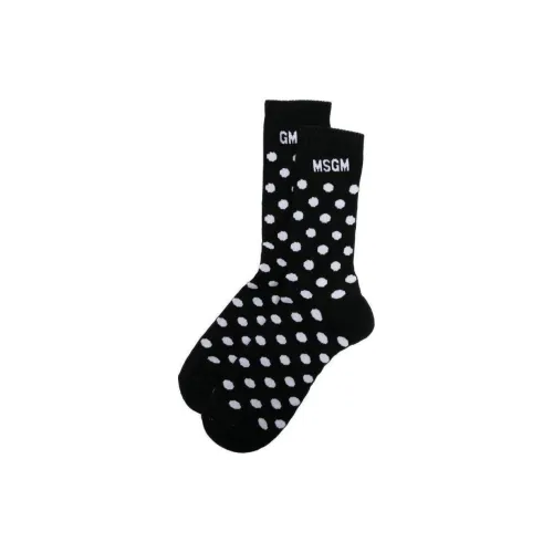 MSGM Черные Женские Носки MID до икры