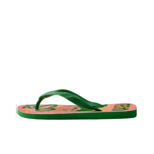 Havaianas Топ FARM Rio Кокосовый зеленый Шлепанцы Женские Зеленый розовый