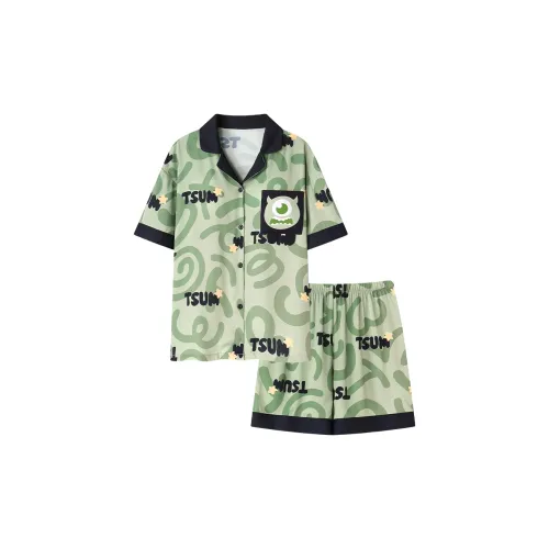 Follow the United States Пижамный комплект Женский Светло-зеленый