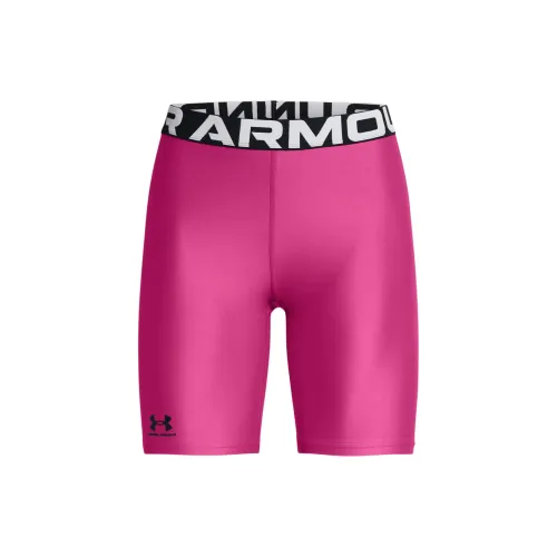 Under Armour HeatGear Розово-красные Женские Шорты для Йоги