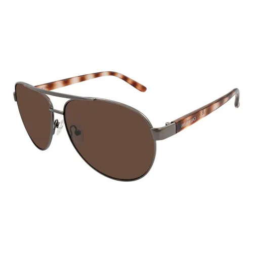 CK Calvin Klein Металл Aviator Солнцезащитные очки Женские Коричневый