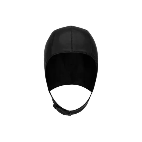 SAINT LAURENT Sheepskin Купро Cotton Hats Caps Women's Black
