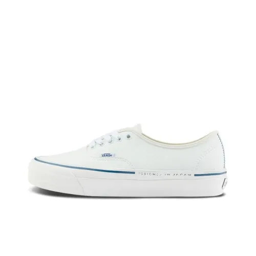 VANS Authentic 44 Премиум Амортизация Износостойкие Низкие Кроссовки для Скейтбординга Унисекс Белый Синий