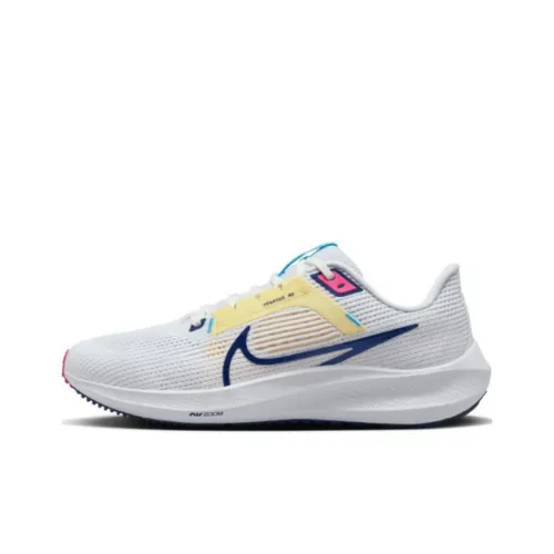 Nike Air Zoom Pegasus 40 Low Топ Повседневный Тренировки Беговые кроссовки Женские Белые