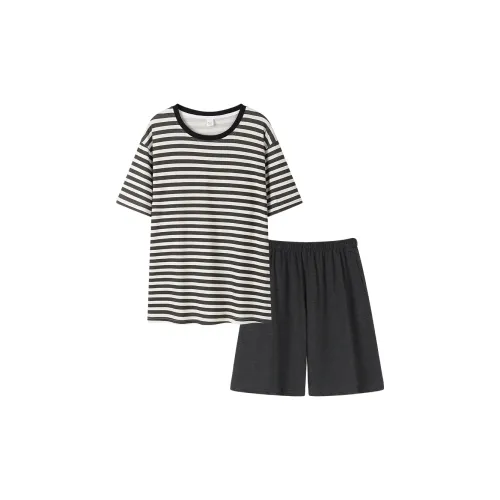 Follow The United States Пижамный комплект Мужской Черный