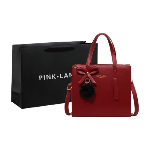 PINK·LAND ПУ (полиуретан) Сумка через плечо Женская Красная