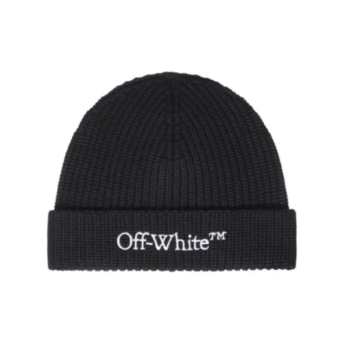 OFF Белый Шерсть Бини Унисекс Черный