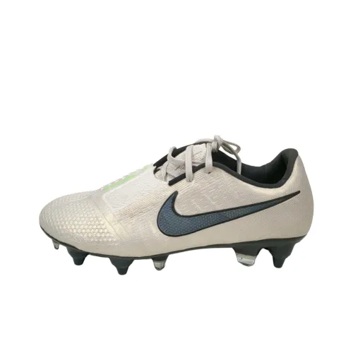 Nike Phantom Venom SG Мягкая трава Амортизаторы Slip-resistant Футбольные бутсы Мужские Бежево-черные