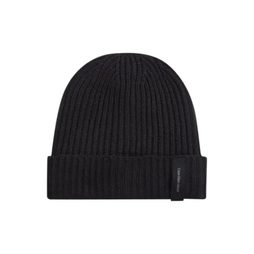 CK Calvin Klein Полиакриловая кислота Шерсть Текстиль Шапки-бини Мужской Черный
