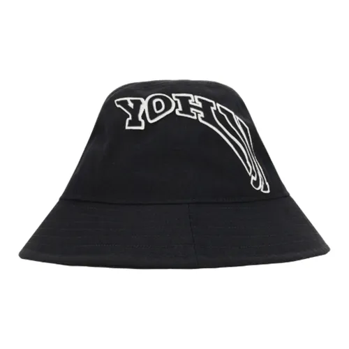 Y 3 Cotton Bucket Hats Унисекс Черный