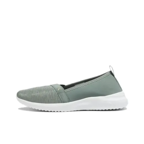 PUMA Adelina Collection Амортизация Износостойкий Низкий Топ Casual Женский Серый