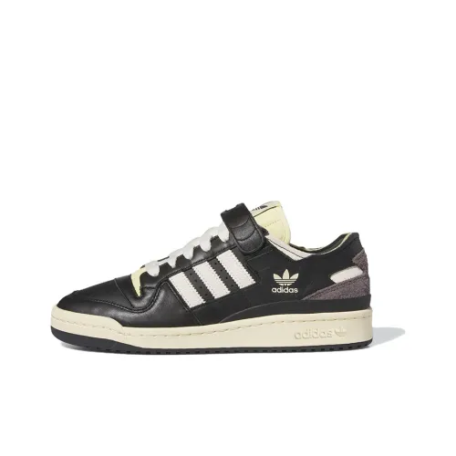 Adidas Originals FORUM Low Топ Скейтборд Кроссовки Унисекс Черный Серый Белый