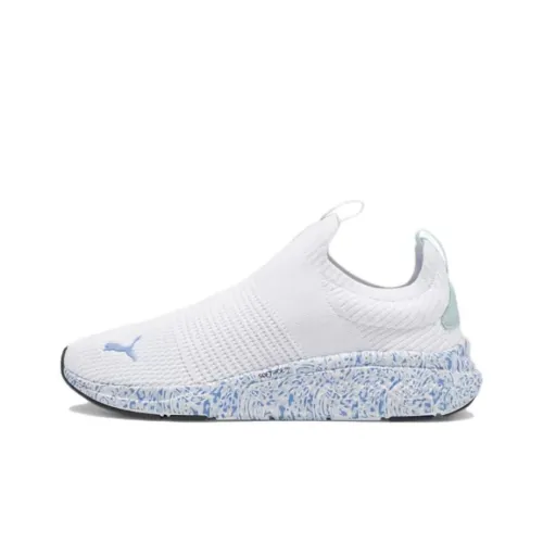 PUMA Softride Pro Амортизация Износостойкие Низкие Кроссовки для Бега Женские Белые