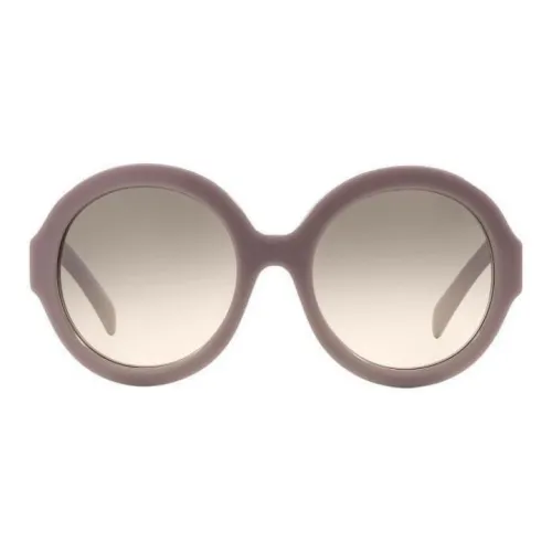 PRADA Пластик Круглые Солнцезащитные очки Женские Фиолетовые