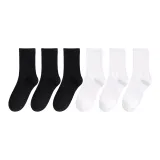 6 пар, Черный X3 + Чисто белый X3
