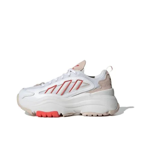 Adidas Originals OZGAIA Амортизация Износостойкий Низкий Топ Повседневная Обувь Унисекс Белый Красный