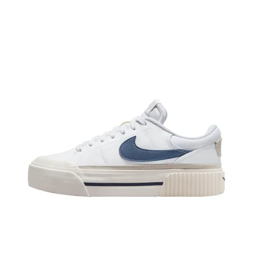 Nike Court Legacy Скейтборд Кроссовки Низкие Белые Женские