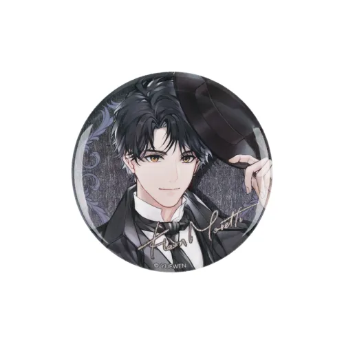 BOOM COMIC Lord of The Mysteries Розовый Брушированный Блестящий Аксессуары Значки