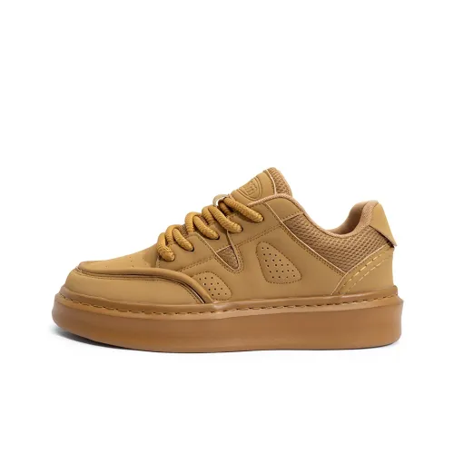 Seattle Palm Slip-Resistant Abrasion-Resistant Low-Top Скейтборд Кроссовки Unisex Коричневый