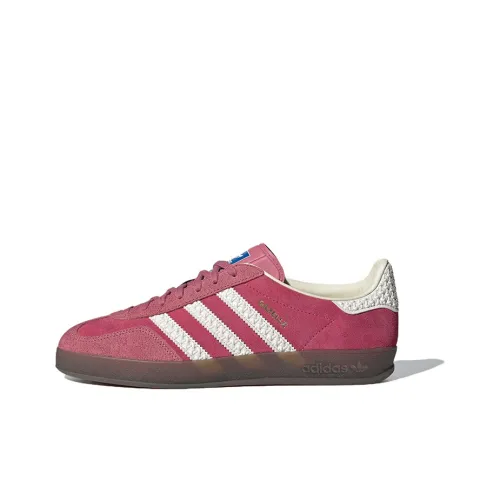 Adidas Originals GAZELLE INDOOR Устойчивые к истиранию Низкие Кроссовки для скейтбординга Унисекс Розовые