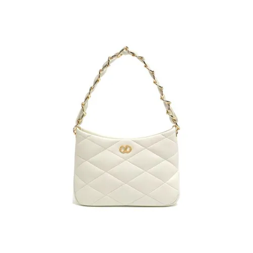 DILAKS Sheepskin Сумка через плечо Средняя Женская Молочный Белый