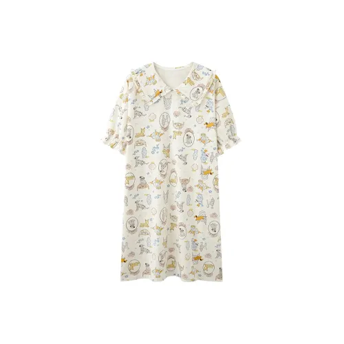 PBENO PD Ночная сорочка Женская Белая