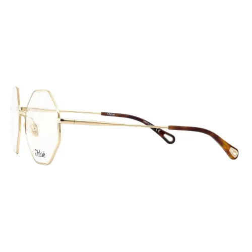 Chloe Металл Нерегулярная форма Оправы для очков Женские Золото