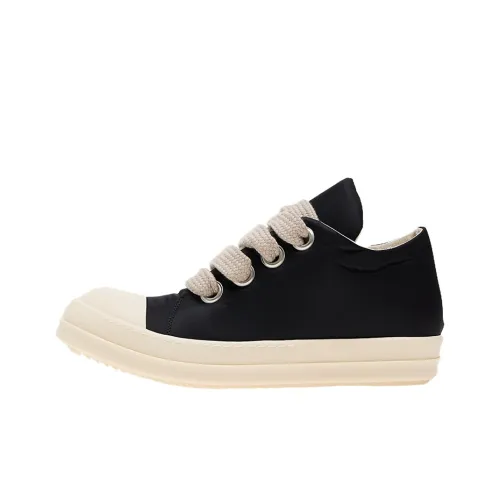 Rick Owens DRKSHDW Скейтборд Кроссовки Низкие Черные/Белые Женские