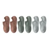 6 упаковок, Красно-коричневый X2 + Армейский зеленый X2 + Туманно-серый X2